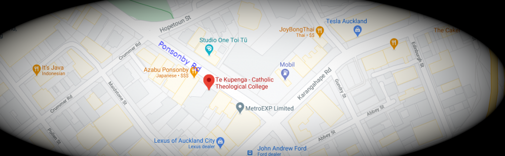 Map of 20 Ponsonby location Map of the College location