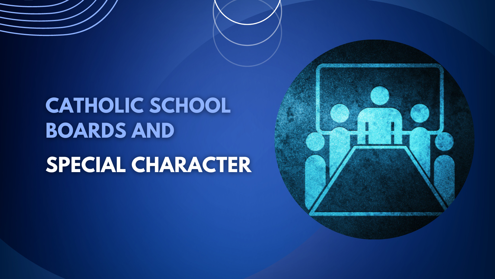 Catholic school boards and (1)